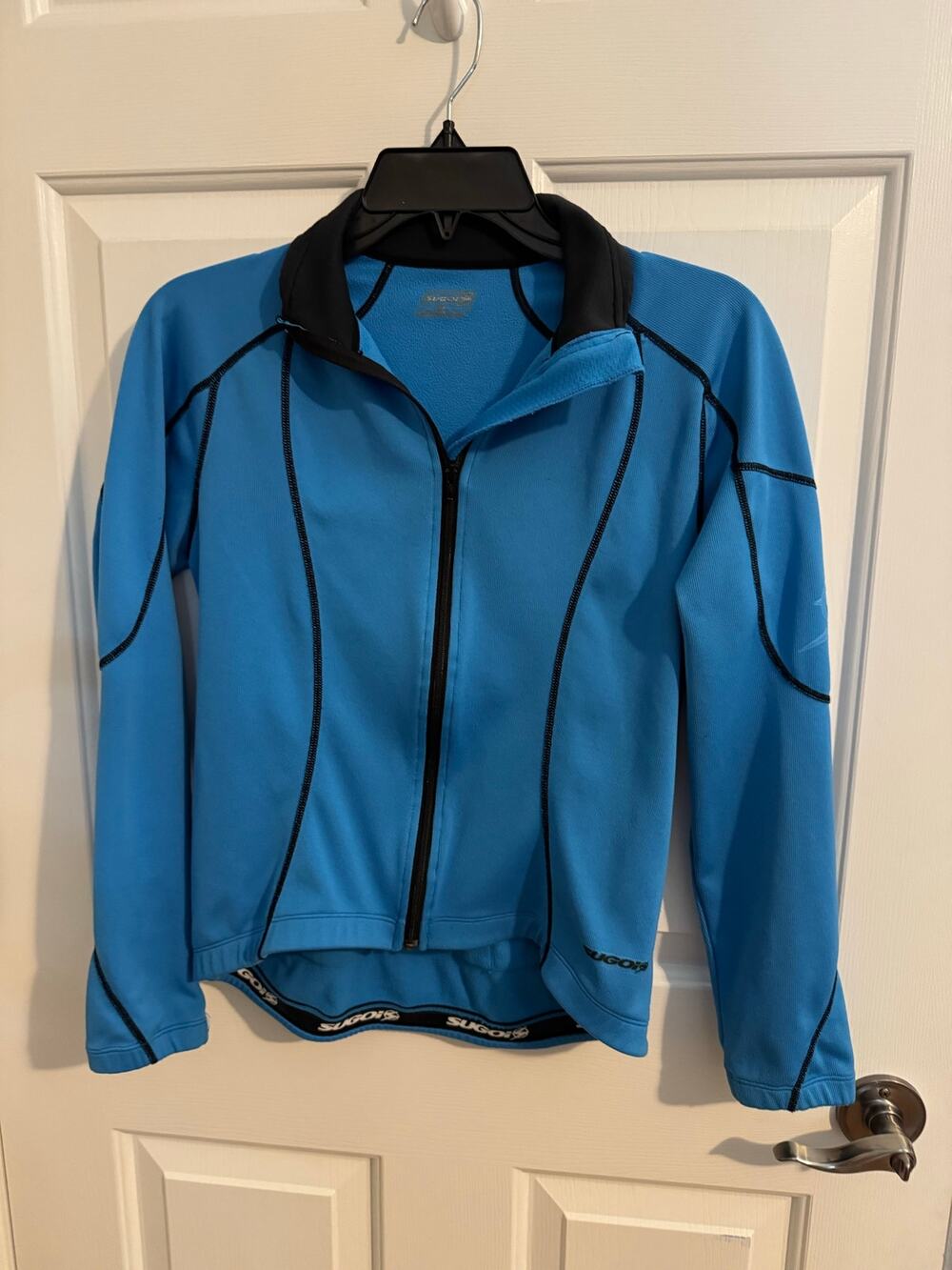 Sugoi Women's Performance Cycling Racing Full Zip Jacket Jersey Blue S